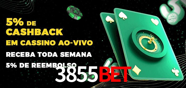 Promoções do cassino ao Vivo 3855bet